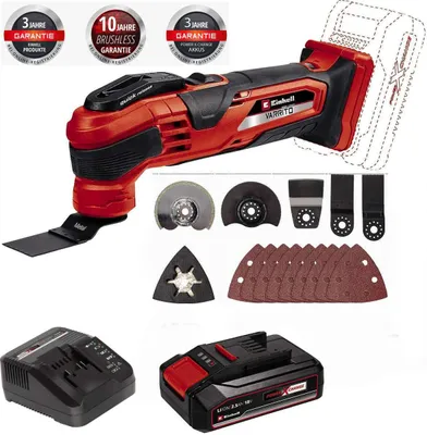 Produktbild von Einhell Akku-Multifunktionswerkzeug VARRITO 18V mit Akku 2.5 Ah + Ladegerät