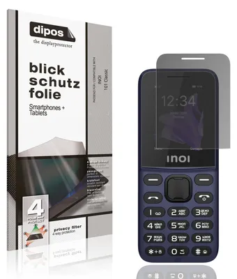 Produktbild von Blickschutzfolie für INOI 101 Classic matt Schutzfolie Folie Display Schutz dipos