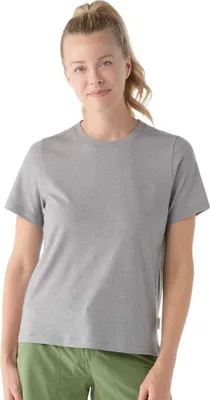 Produktbild von Smartwool Perfect Crew Kurzarm-t-shirt Grau S Frau Grau S
