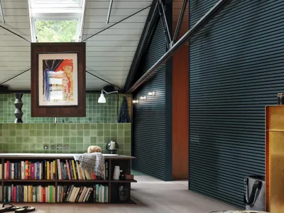 Produktbild von Meister | 1,716 m² | Cool Blue 2600x330 mm Akustikpaneele, Schallabsorbierende Wand Und Deckenpaneele, Vegane Filzpaneele, Für Feuchträume, Einfache Montage