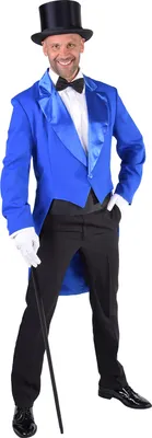 Produktbild von M212215-14-S kobalt-blau Herren Party Theater Frack Cabaret gefüttert Gr.S