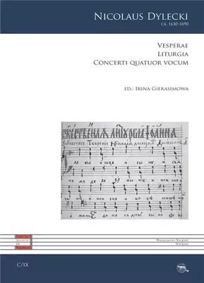 Productafbeelding van Vesperae. Liturgia. Concerti quatuor vocum - Nicolaus Dylecki