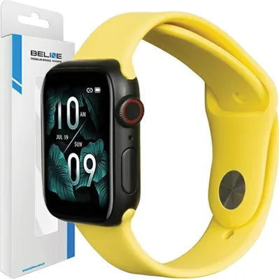 Produktbild von Beline Apple Watch Armband Silikon 38/40/41Mm Gelb /Gelb