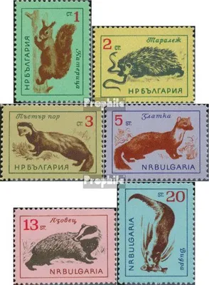 Produktbild von Briefmarken Bulgarien 1963 Mi 1377-1382 (kompl.Ausg.) postfrisch Tiere