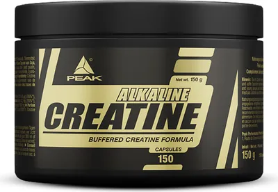 Produktbild von Creatin (Kreatin) Alkalin - 150 Kapseln I mit Säurepuffer I Muskelaufbau I Masseaufbau I Kraftzuwachs I hohe Bioverfügbarkeit