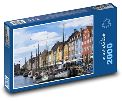Obrázek produktu pro martinpuzzle - Puzzle 2000 - Kodaň - Dánsko, lodě