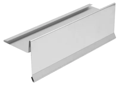 Produktbild von INEFA Ortblech mit Wasserfalz aus Aluminium 200cm, Silber Ortgangblech für optimale Dachentwässerung, Dachrinnen Zubehör, Alublech