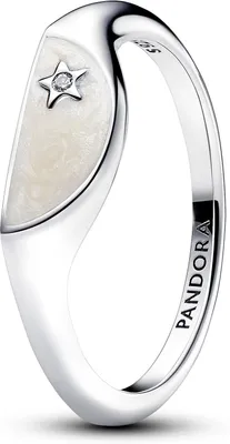 Immagine prodotto di Pandora ME Mezzo Anello Signet smaltato 193325C01 Anello da donna, misura anello:54
