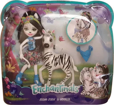 Immagine prodotto di Confezione tematica Enchantimals Bambola zebrata Zelena