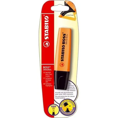 Image de Surligneurs - STABILO BOSS ORIGINAL - Stylo simple - orange