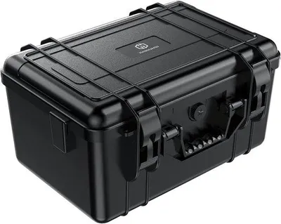 Produktbild von Schutzfolie für Festplatten - Datenspeicherkoffer - 19 Lüfter - 3,5 Zoll 2,5 Zoll M.2 - Schwarz