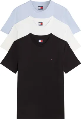 Obrázek produktu pro Pánské tričko Tommy Jeans, balení 3 kusů, krátký rukáv, z bavlny, vícebarevné (Moonlight)