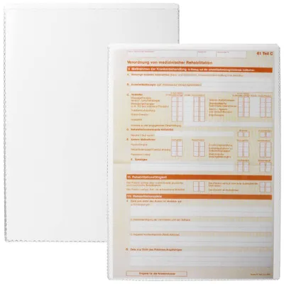 Obrázok produktu pre DURABLE 2132-19 Obaly na dokumenty priehľadné 14,8 x 21,0 cm