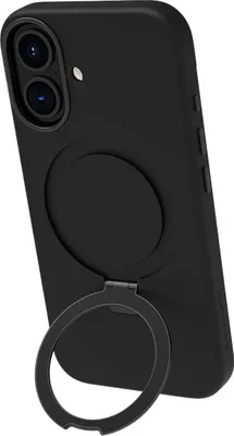 Immagine prodotto di dbramante1928 Roskilde MS Kick ICON, Custodia protettiva, Apple, iPhone 16, Nero