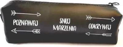 Zdjęcie produktu dla Pajacyk Piórnik tuba Poznawaj, snuj marzenia, odkrywaj