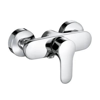 Produktbild von KLUDI OBJEKTA Brause-Einhandmischer, Wandmontage, chrom, 327640575