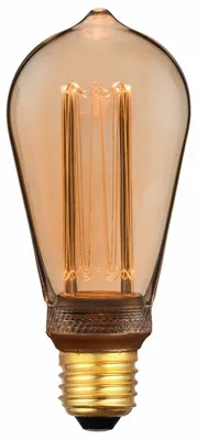 Immagine prodotto di NORDLUX Retro dimmerabile oro Lampadina LED 2,3 W e 3,5 W 1800 K, Variante: Ø 64 x 142 mm, 3,5 W, 120 lm, 1800 K, oro