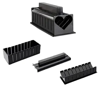 Immagine prodotto di Set per preparare il sushi, facile da usare, diverse forme, 2 set da 3 pezzi