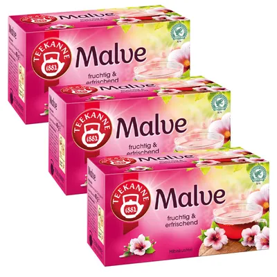 Obrázek produktu pro Čajová konvice Šumivý čaj ze slézu a ibišku Bylinný čaj 40g balení po 3 kusech