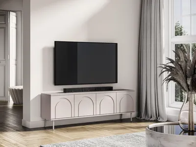 Produktbild von TV Schrank – TV Lowboard – ORVELLA 04 – Kaschmir – 160 cm – Elegantes Design mit Push-to-Open und großzügigem Stauraum