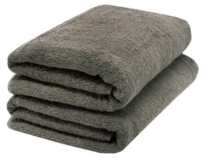 Saunahandtücher 2er-Set, 70x200 cm, taupe, 100% Baumwolle