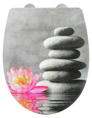 Productafbeelding van Toiletbril Water Lily met reliëf