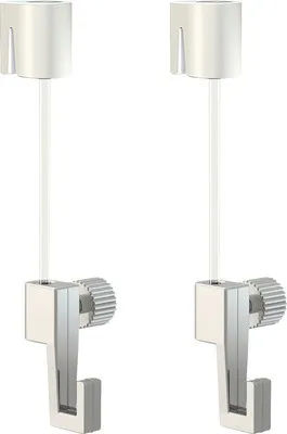Produktbild von Zylinderhaken Set mit Haken 4 kg für Classic Rail 2er-Set