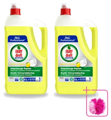 Produktbild von 2 x Dreft Geschirrspülmittel Zitrone - 5 l - Sparpackung - 2 Stücke