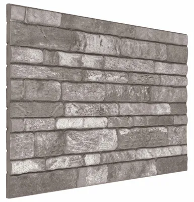 Obrázok produktu pre Nástenné panely 10 pcs Tmavosivá 100 x 50 cm EPS pena