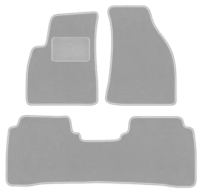 Immagine prodotto di Tappetini in moquette per Hyundai SantaFe I 2000-2006 (SUV) – set 4 pezzi, grigi, su misura – Wielganizator OSLO