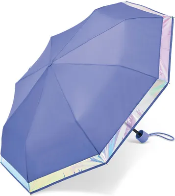 Produktbild von Esprit Regenschirm Taschenschirm Schirm Mini shiny border lolite irisierend