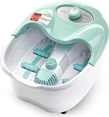 Produktbild von TZS First Austria - Fußsprudelbad 80W - Fußmassagegerät mit 3 Programme & 3 Aufsätze - klappbarer Griff
