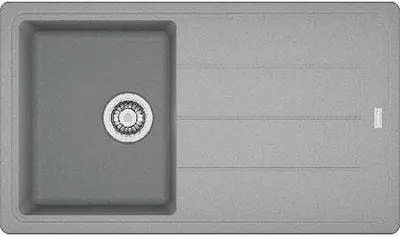Produktbild von Franke Basis - Fragranit Spülbecken BFG 611-86, 860x500 mm, steingrau 114.0494.919