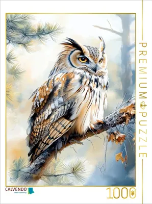 Produktbild von CALVENDO Puzzle Eule | 1000 Teile Lege-Größe 64x48cm Foto-Puzzle für glückliche Stunden