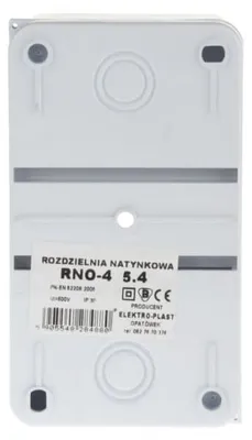 Zdjęcie produktu dla RNO-4 Rozdzielacz natynkowy 1x4 bez drzwiczek, IP30