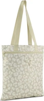 Produktbild von PUMA Schultertasche Pop Tote Desert Dust - Animal AOP beige
