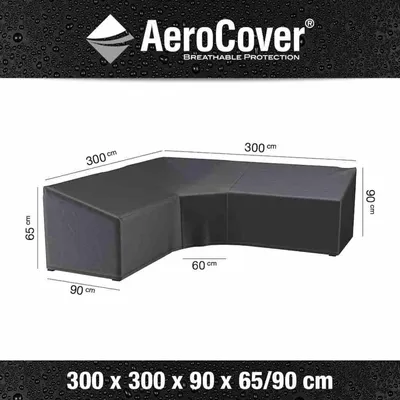 Produktbild von Aerocover Schutzhülle Loungeset L-Form hoher Rücken
