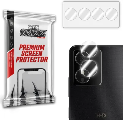 Zdjęcie produktu dla Osłona kamery GrizzGlass HybridGlass (2 sztuki) do HMD Arc - przezroczysta