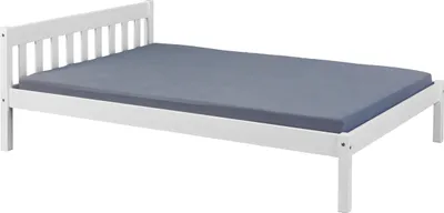 Produktbild von Inter Link Doppelbett VILMAR 140x200 Weiß Massivholz