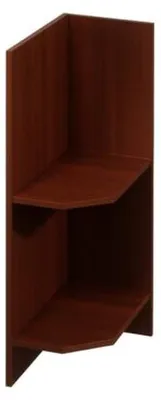Produktbild von Eckwandregal Eckablage Küchen-Eckregal Wandeckregal Holzregal Offenes