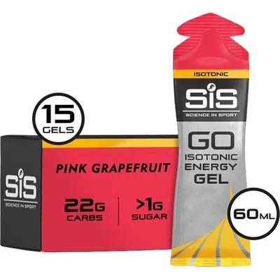 Produktbild von Science in Sport GO Isotonic Energy Gel Pink Grapefruit 15 x 60 ml