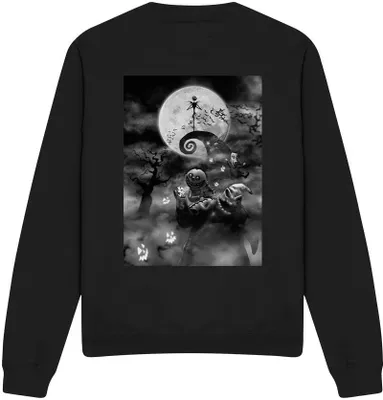 Produktbild von The Nightmare Before Christmas - Sweatshirt für Herren/Damen Uni TV4130 (XL) (Schwarz)