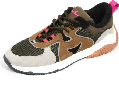 Produktbild von H7170 sneaker donna HOGAN H597 Frau Wildleder/Glitzer Schuhe