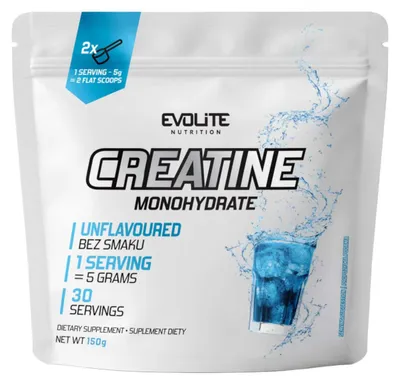 Zdjęcie produktu dla Evolite Creatine Monohydrate 150g Unflavoured