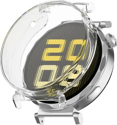 Produktbild von Strap-it Soft TPU-Schutzhülle - Hülle geeignet für Huawei Watch GT 5 Pro - 42mm (transparent)