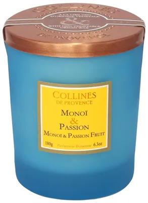 Produktbild von Duftkerze mit Monoi-Öl und Passionsfrucht, 180 g