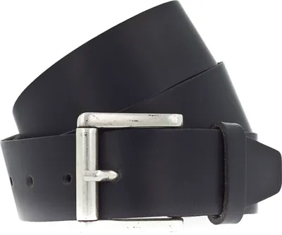 Produktbild von Vanzetti Leder Gürtel Denim Love 40mm Leather Belt W105 Black schwarz