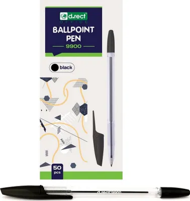 Immagine prodotto di PENNA A SFERA CLASSICA n. 9900 NERA 50 pezzi