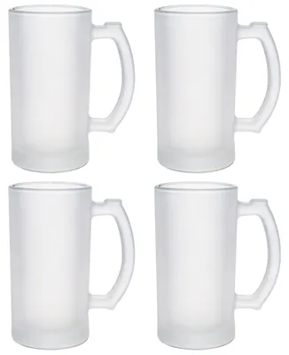 Produktbild von Set von 4 Frosted Gläsern Kaffeetassen für Sublimation