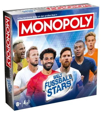 Produktbild von Winning Moves Monopoly Weltfußball Stars Brettspiel ab 8 Jahren Deutsch
